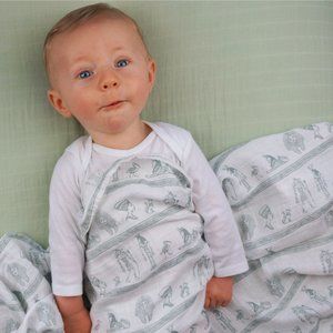 Egyptian Swaddle 1 pack - soft muslin, bamboo/cotton blend. Great for swaddling,